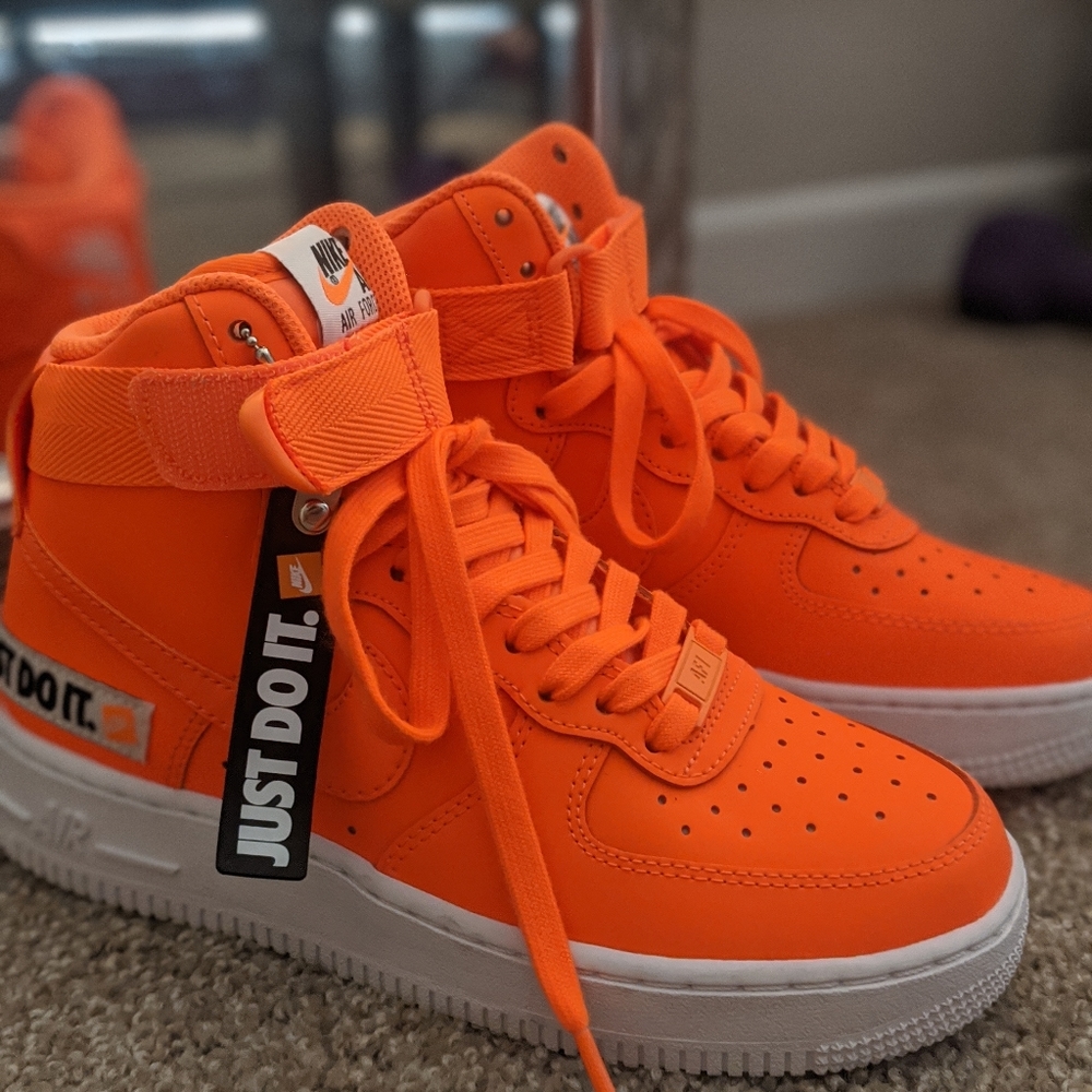 Nike Orange Athletic Shoes